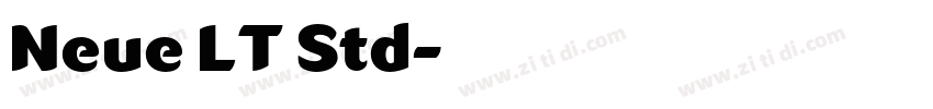 Neue LT Std字体转换